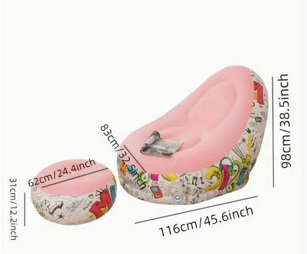 Comodidad Total y Portabilidad 2x1: Sofá Inflable