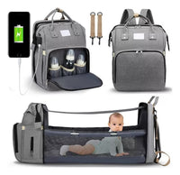 ✨ Mamá: Mochila, Cuna y Mudador 3 en 1🧼