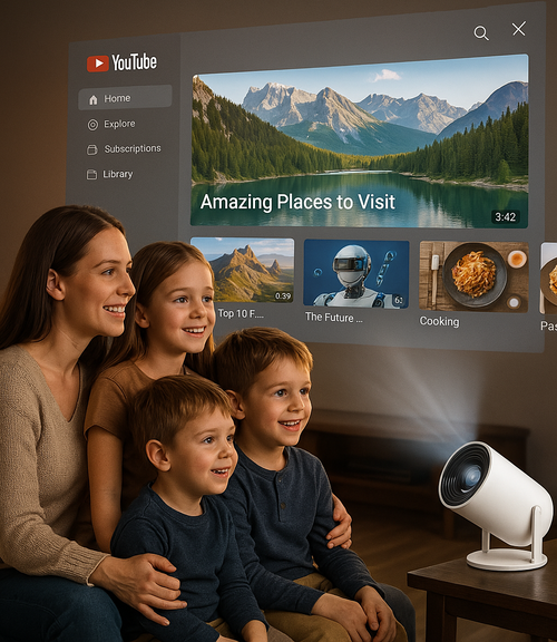 🎬 Cine en Casa Desde la Palma de tu Mano