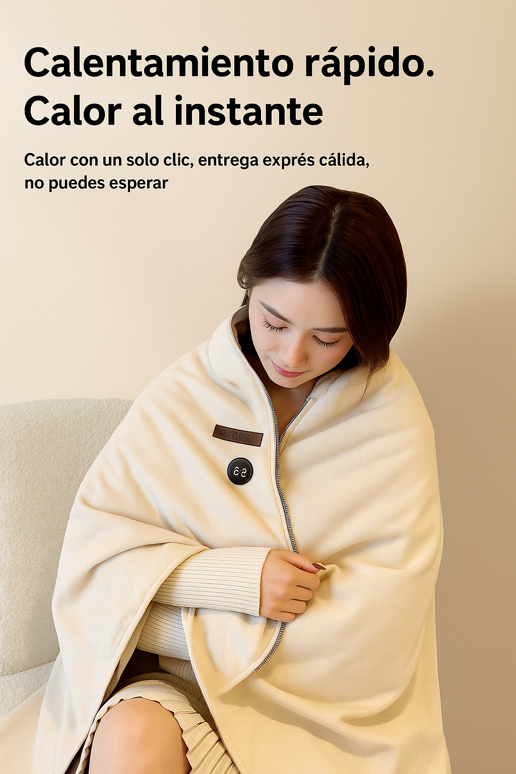 Abrígate donde sea se conecta por USB.