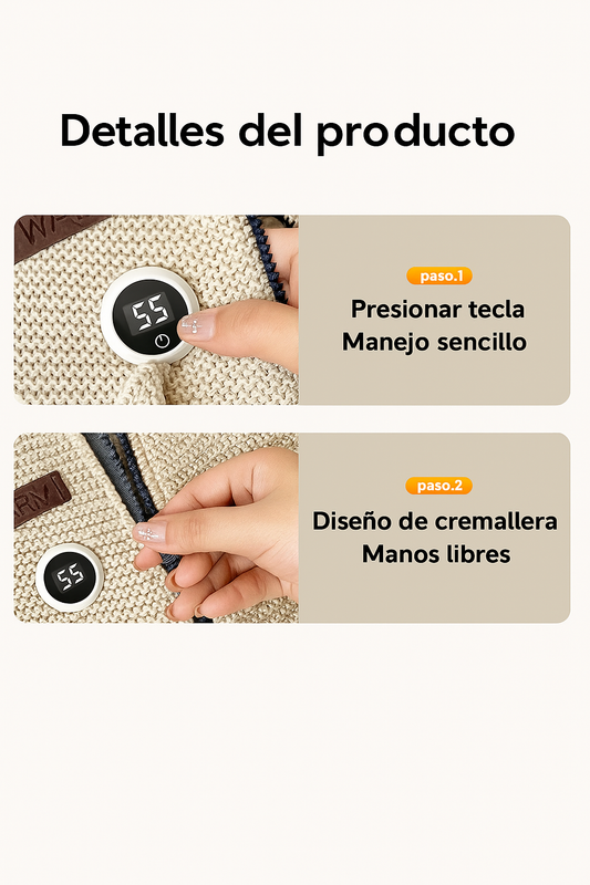 Abrígate donde sea se conecta por USB.