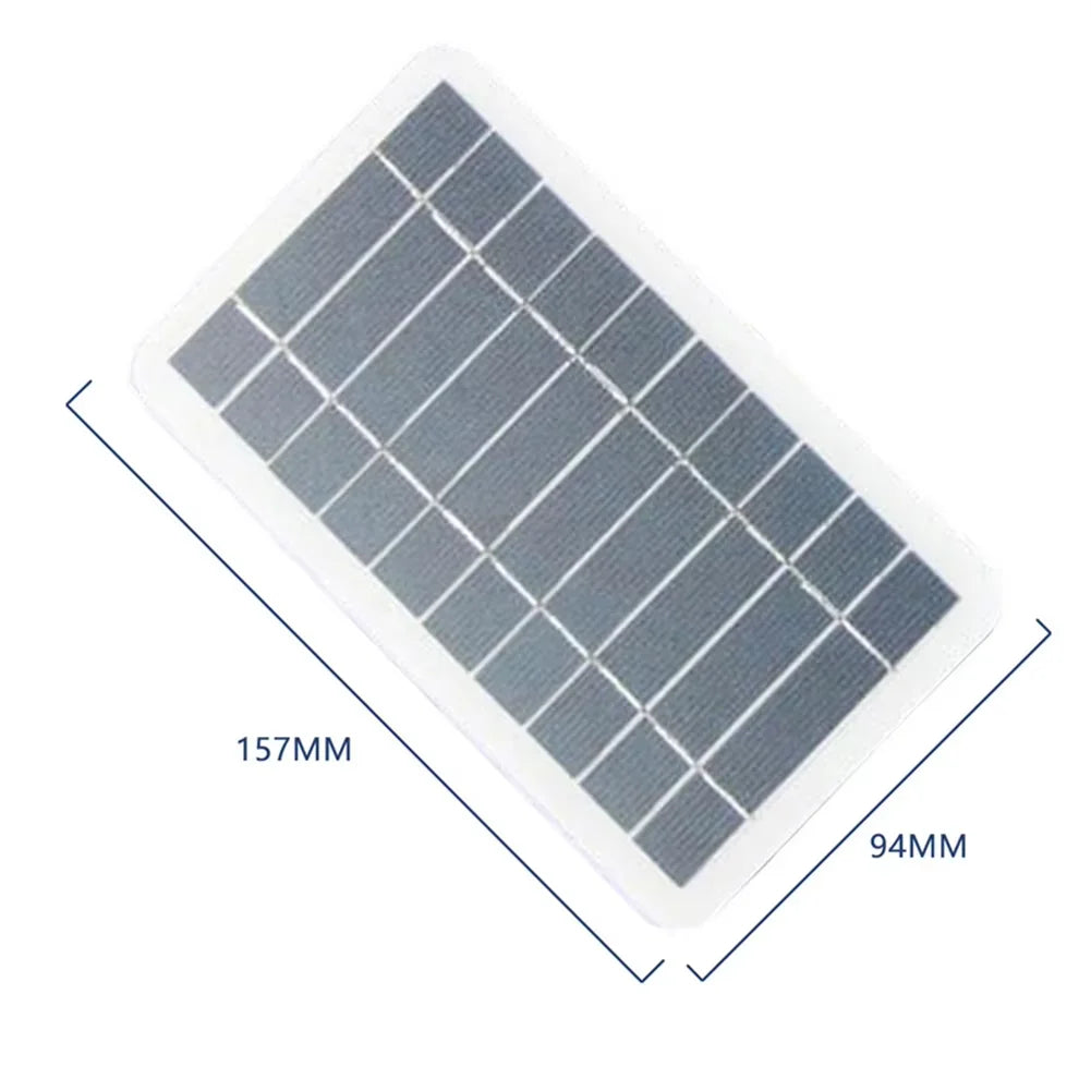 Cárgalo  con el Sol: Mini Panel Solar Portátil.
