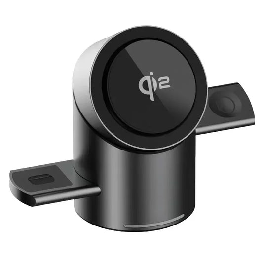 Cargador Magnético Inalámbrico Qi2 3 en 1